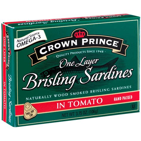 Brisling Sardines with 2g Omega-3 | Crown Prince Inc.