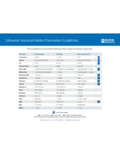 Saltwater Aquarium Water Parameters Guidelines / saltwater-aquarium-water-parameters-guidelines ...