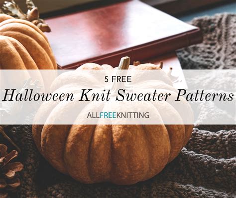 5 Free Halloween Knit Sweater Patterns | AllFreeKnitting.com