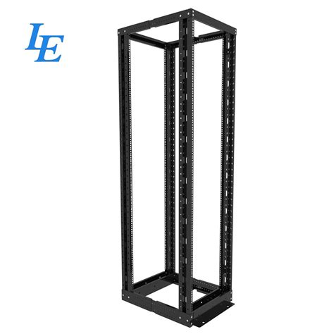 18U 47U 19 Inch Office Open Frame Rack Cabinet With Plinth