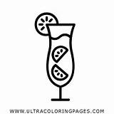 Cocktail Glass Coloring Page  Ultra Pages sketch template