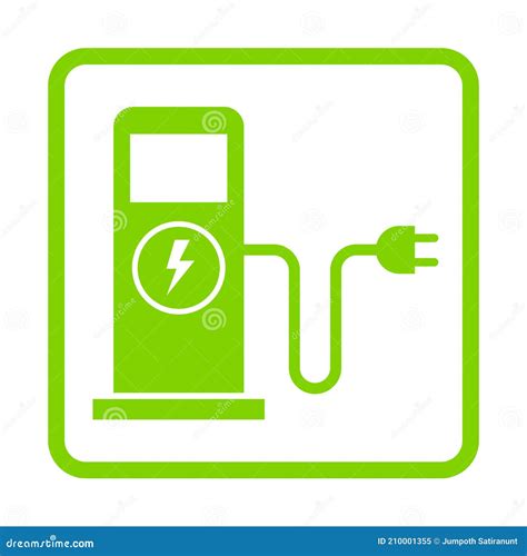 Electric Car Charging In EV Charging Station. Royalty-Free Stock Photo | CartoonDealer.com #54504681