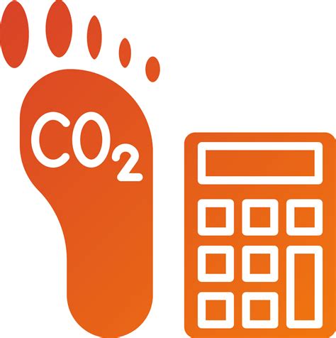 Carbon Footprint Calculator Icon Style 21758764 Vector Art at Vecteezy