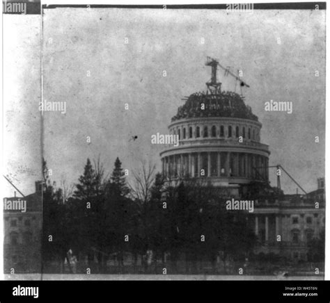 Construction of the U.S. Capitol Dome Stock Photo - Alamy