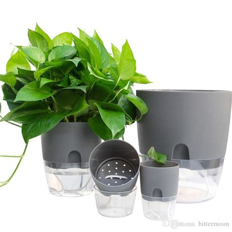 2021 Transplant Self Watering Pots Absorption Water Automaticly ...