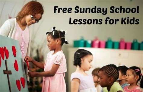 Sunday School Lessons for Kids