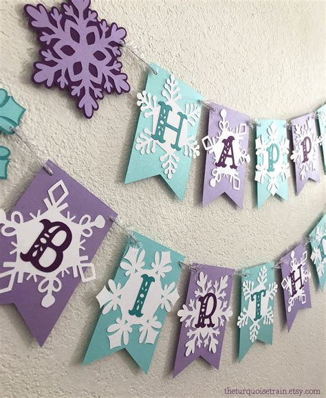 Happy Birthday Banner Photo Shoot Prop Party Decor - Etsy | Frozen ...