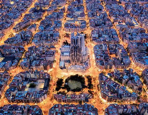 Aerial view of Barcelona Spain - Travel Off Path