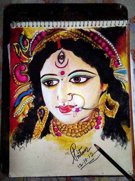 Durga Drawing at GetDrawings | Free download