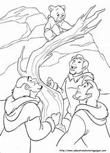 Brother Bear Coloring Sheets Pages sketch template