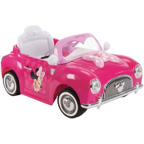 Huffy Disney Minnie Mouse Convertible 6V Battery Powered Ride-On Car ...