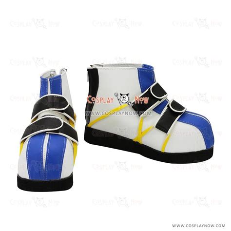 Kingdom Hearts 1 Riku Blue And White Cosplay Shoes