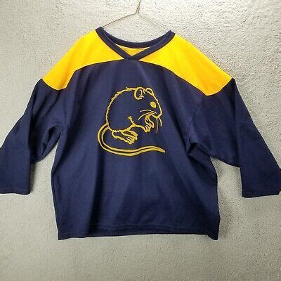 RARE! AUTHENTIC VINTAGE ALBANY RIVER RATS HOCKEY JERSEY 19 CCM KOHO ...