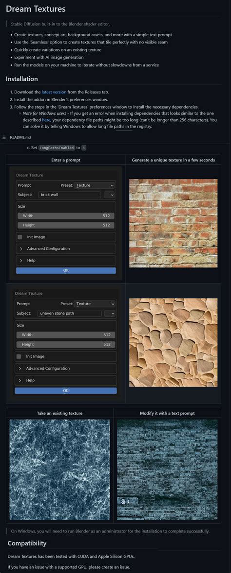 Dream Textures - Stable Diffusion built-in to the Blender shader editor ...