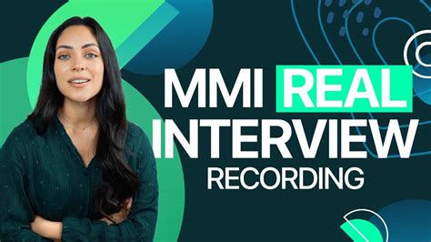 Real MMI Example: Medicine Interviews - YouTube