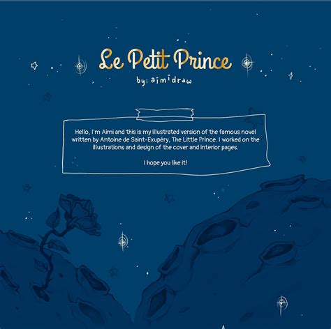 The Little Prince | Book Cover and Illustrations on Behance