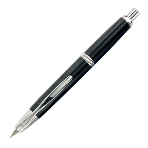 Pilot Vanishing Point Fountain Pen – Black/Rhodium – The Nibsmith