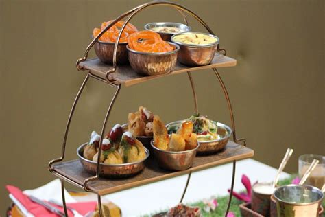 Indian Afternoon Tea for Two at Park Grand, Kensington | Afternoon tea, Lemon snack, Afternoon ...