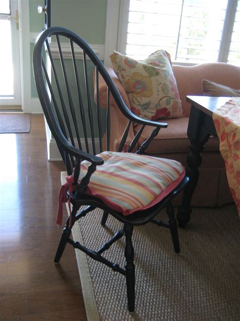 Windsor Chair Cushion Robert Allen | This custom windsor cha… | Flickr