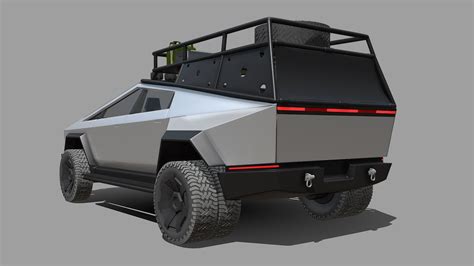 Full Length Roof-Bed Cargo Rack Concept | Tesla Cybertruck Forum - News, Discussions, Community ...