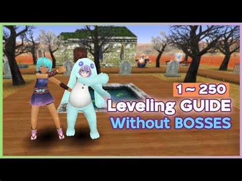 Toram Online - Leveling Guide 1 ~ 250 without doing bosses - YouTube