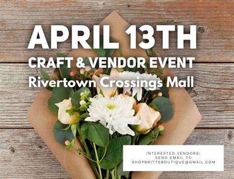 April Craft & Vendor Event @ Rivertown Crossings Mall , RiverTown Crossings, Grandville, 13 ...