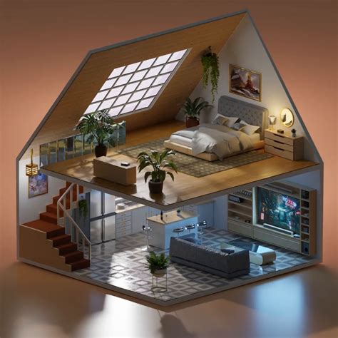 3D Interior Design by mrvettore on Dribbble