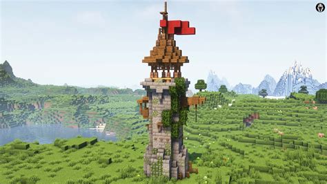 Minecraft Tower Tutorial - YouTube