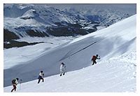 Winter Skiing in Mount Assiniboine