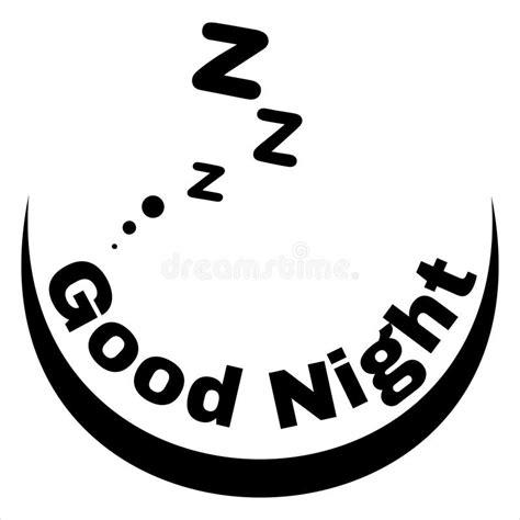 Good Night. Good Night Poster Design. Good Sleep. Sleep Stock Vector ...