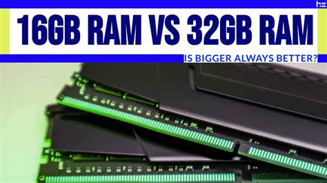 16GB vs. 32GB RAM: Is Bigger Always Better? - History-Computer