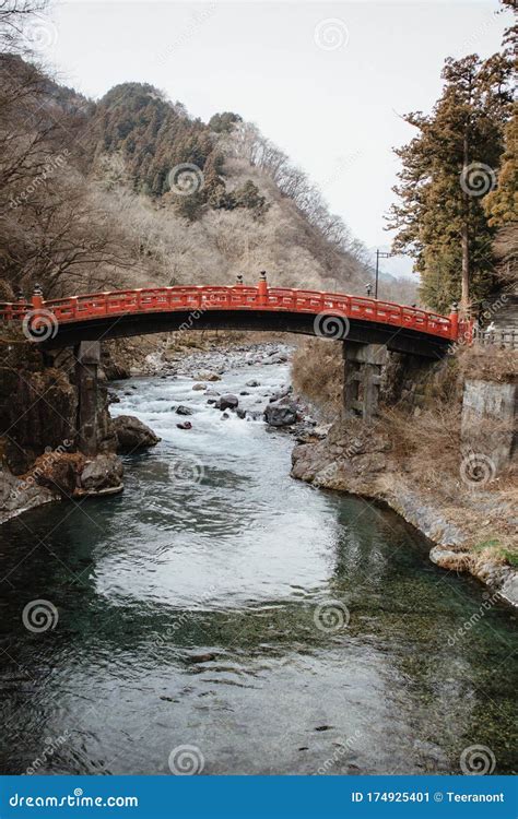 Shinkyo Bridge - Tochigi, Japan - February .14,2020 : Shinkyo Bridge in Nikko World Heritage ...