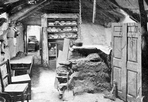 Tour Scotland Photographs: Old Photographs Cottage Interior Scotland