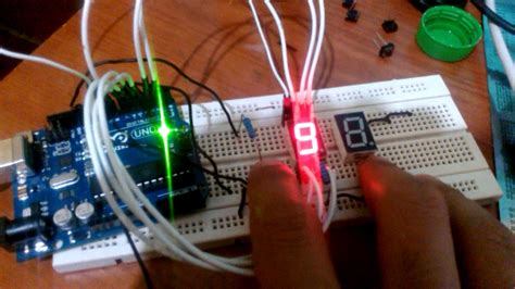 7 Segment Display Counter With Push Button Arduino Tutorial Arduino ...