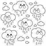 Printable Weather Colouring sketch template