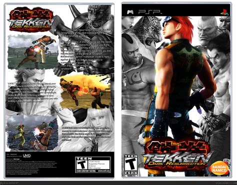 Tekken Dark Resurrection PSP Box Art Cover by Ervo