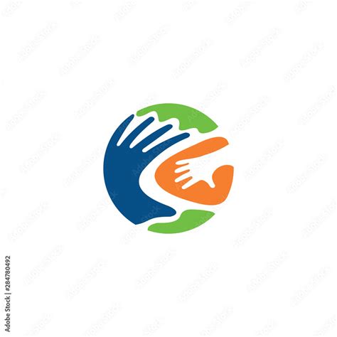 Charity Hand Logo Design