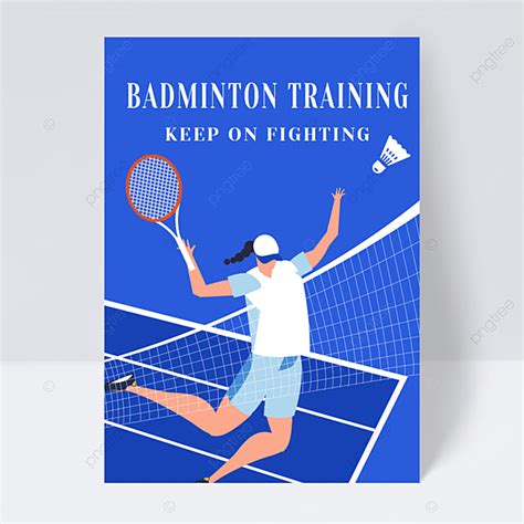 Badminton Training Class Enrollment Leaflet Template Download on Pngtree