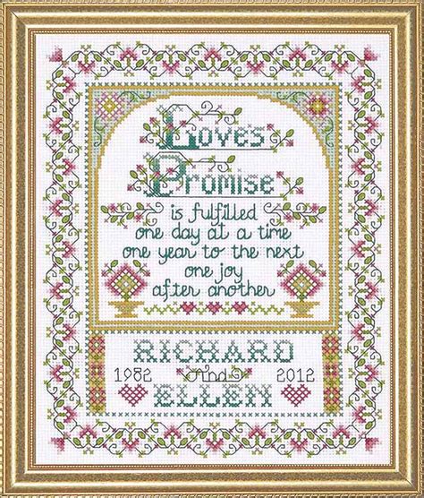 Loves Promise Wedding Sampler Cross Stitch Kit by Design Works – The ...