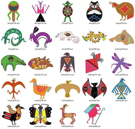 Southwest Native American Art Symbols Native American Symbol Indian ...