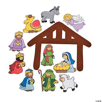 Nativity Felt Cutouts