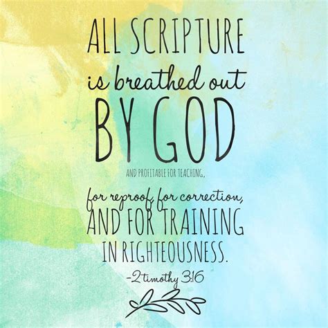 2 Timothy 3:16 ESV | Scripture, Bible scriptures, Bible journaling