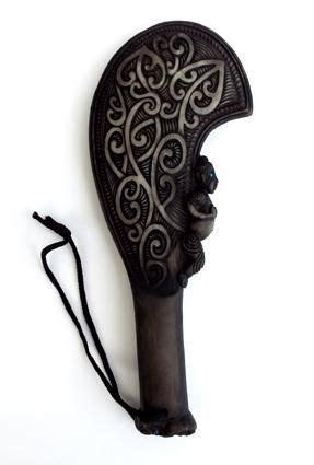 Carved+Maori+Patu+Club | Maori, Carving, Maori designs