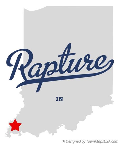 Map of Rapture, IN, Indiana