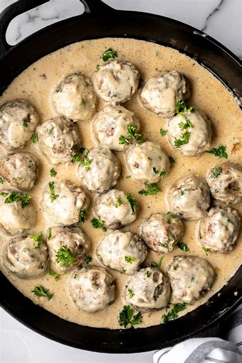 Homemade Swedish Meatballs, Super Easy Swedish Meatballs I Wash You Dry ...