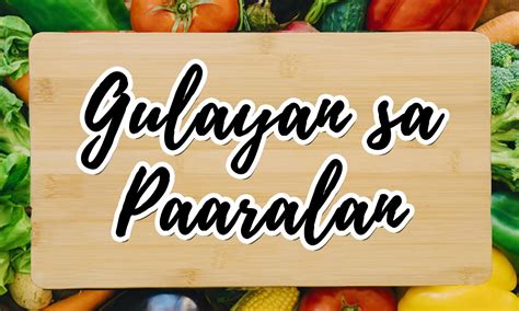 Gulayan sa Paaralan Tarpaulin Design (FREE!)