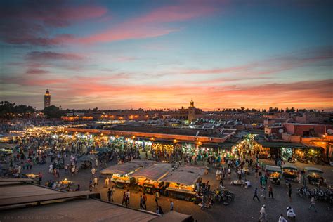 Sunset, Jemaa el-Fnaa; Marrakech, Morocco | Beautiful Photography