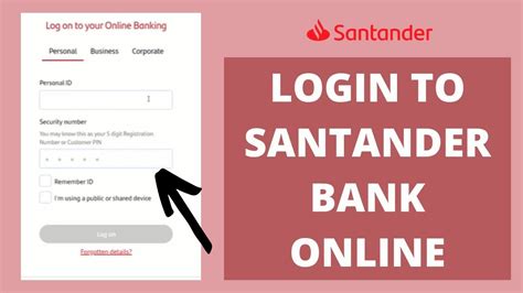 Santander Bank Login | How to Login Santander Bank Online Banking🍄 ...