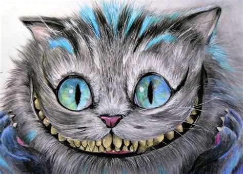 Cheshire Cat by Manuela Lai Canvas Giclee Art Print Alice In Wonderland - Purple Leopard Boutique