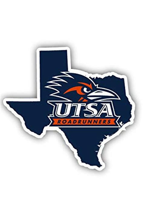 UTSA Road Runners 4 Inch State Shape Vinyl Decal Sticker - Etsy